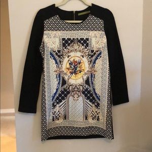 Fashionable black wool dress!!